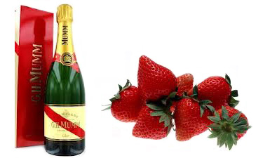 Fraises au Champagne